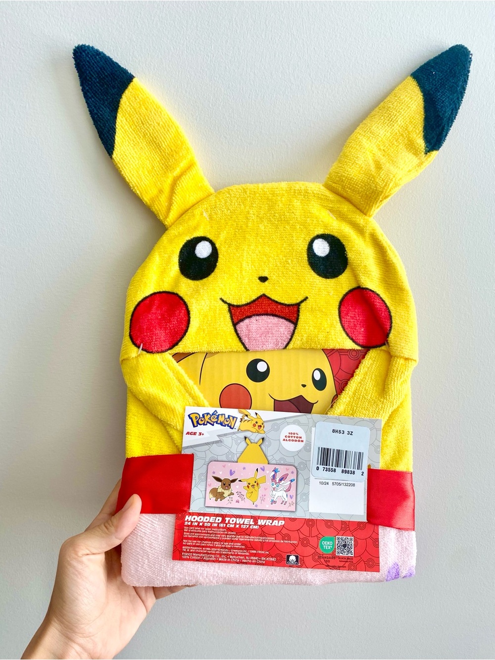 Pokemon Hooded Bath Beach Towel